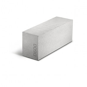 Блок газосиликатный стеновой литьевой D600 | 625x200x250 | B3,5 | CUBIBLOCK